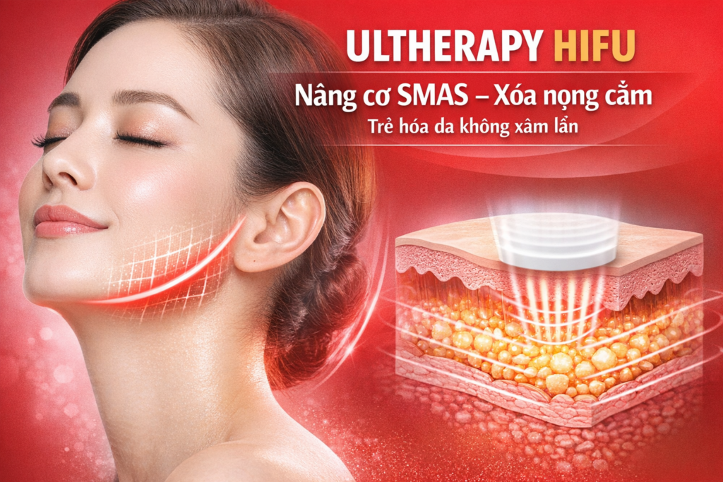 Ultherapy/HIFU – Công Nghệ Sóng Siêu Âm Hội Tụ Nâng Cơ SMAS, Xóa Nọng Cằm Hiệu Quả 3