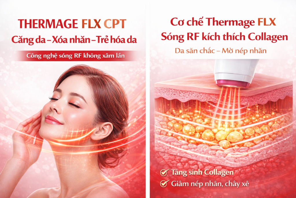 Thermage FLX/CPT – Công Nghệ Sóng RF Trẻ Hóa Da, Xóa Nhăn Không Xâm Lấn 3