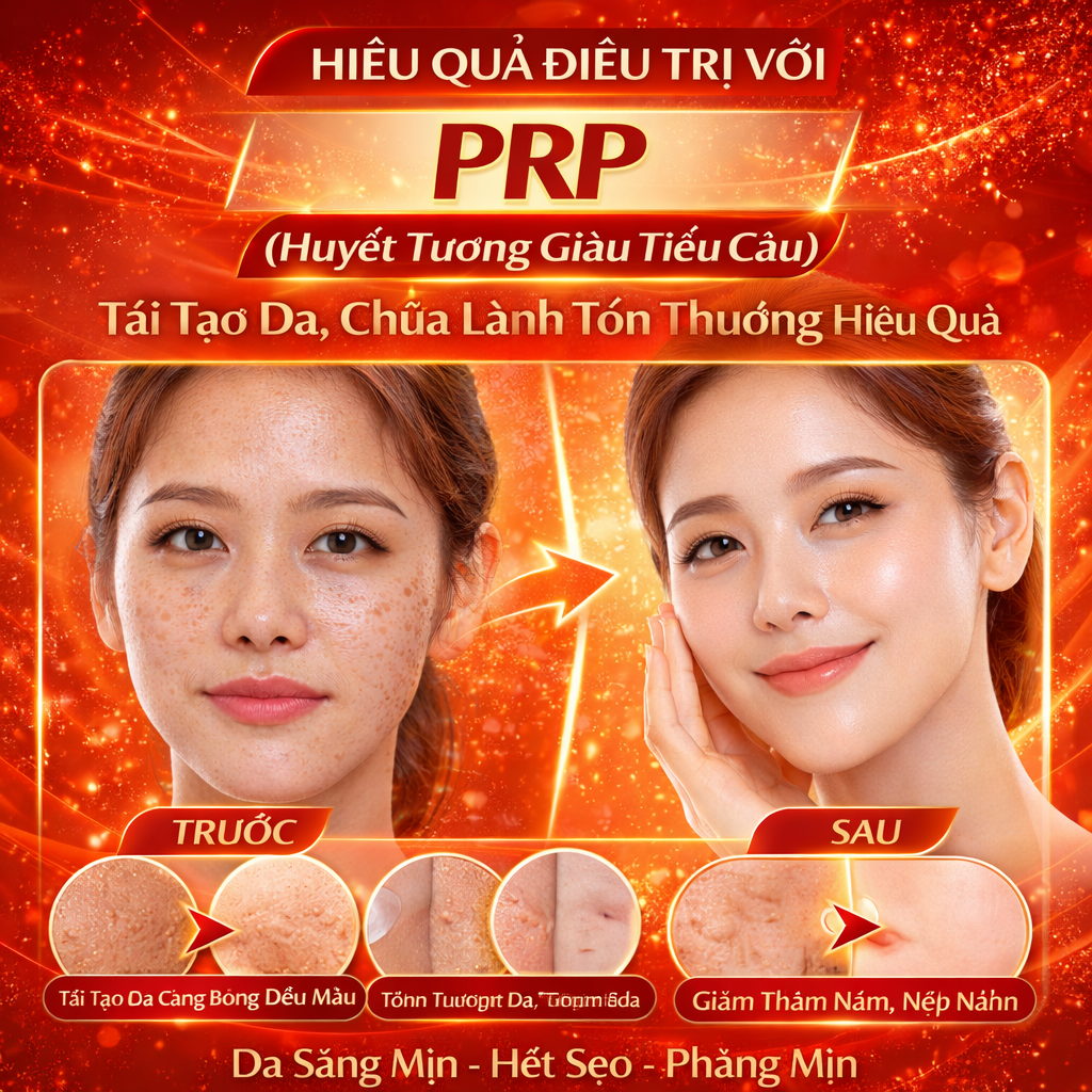 PRP (Huyết tương giàu tiểu cầu): Sử dụng máu tự thân để tái tạo da, chữa lành tổn thương 4
