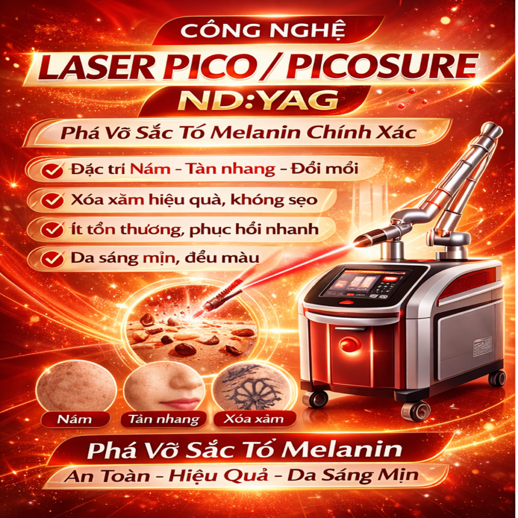 Laser Pico/Picosure/Nd:YAG – Công Nghệ Laser Điều Trị Sắc Tố Da Hiệu Quả 3
